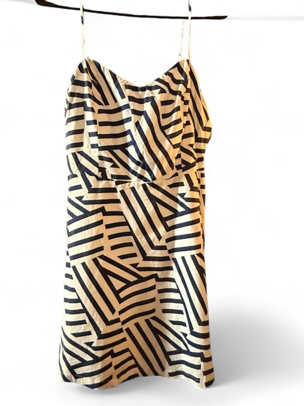 Lush Navy and Cream Striped Slip Dress